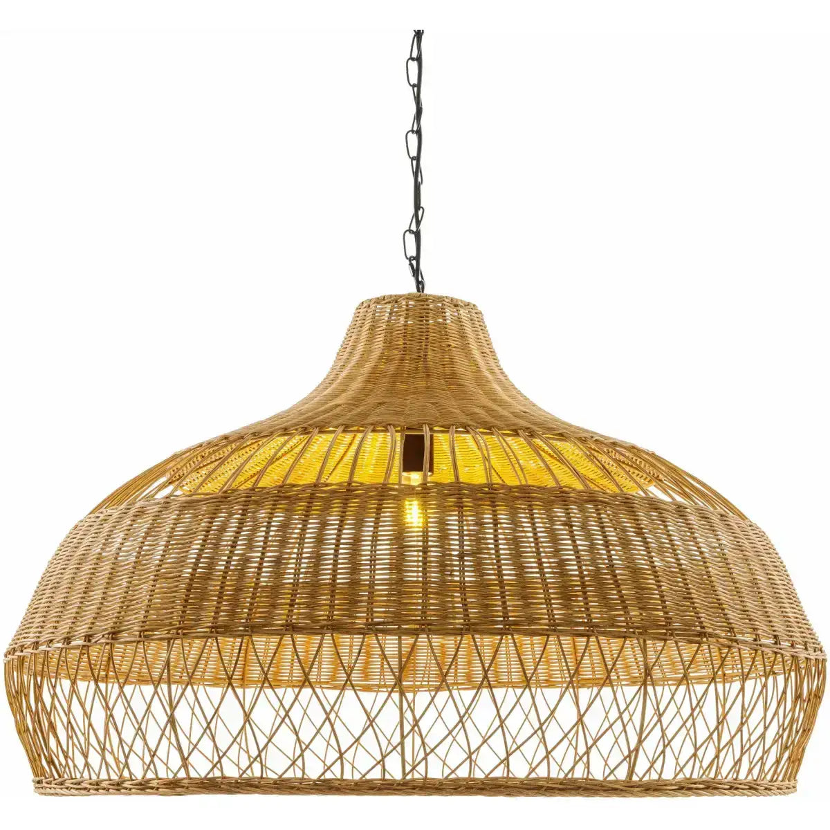 Modern Rattan Pendant Light - Boutique Rugs