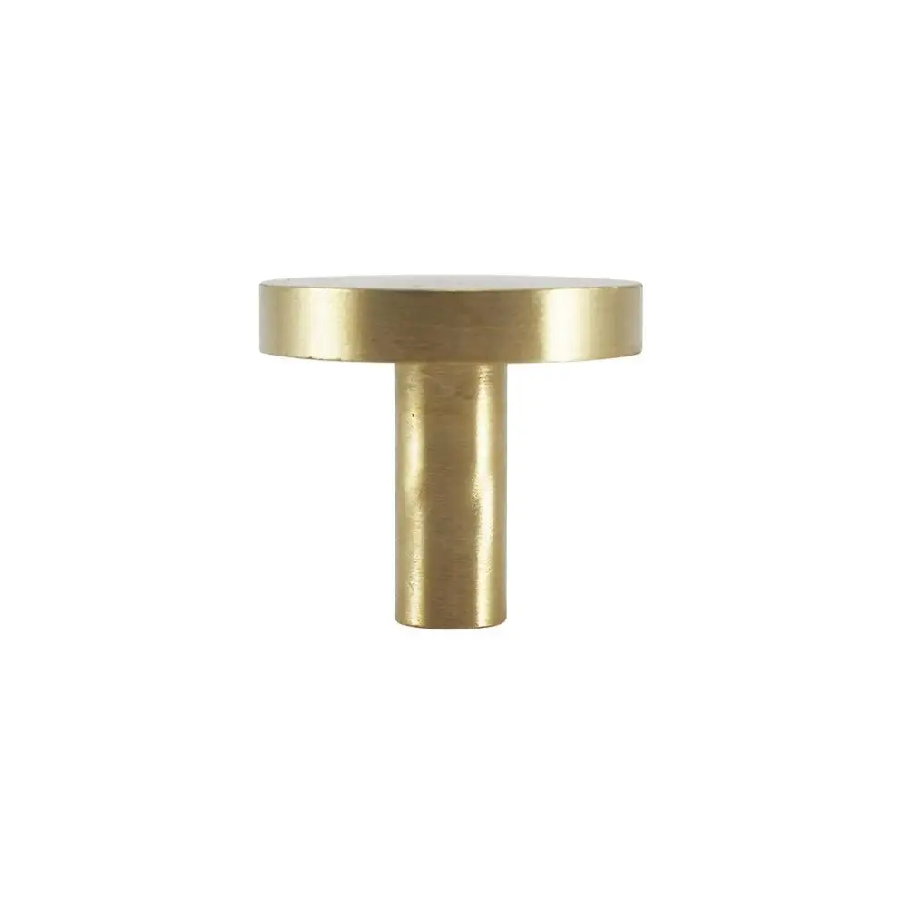 Modern Round Cabinet Dresser Knob Brass - Ave Home
