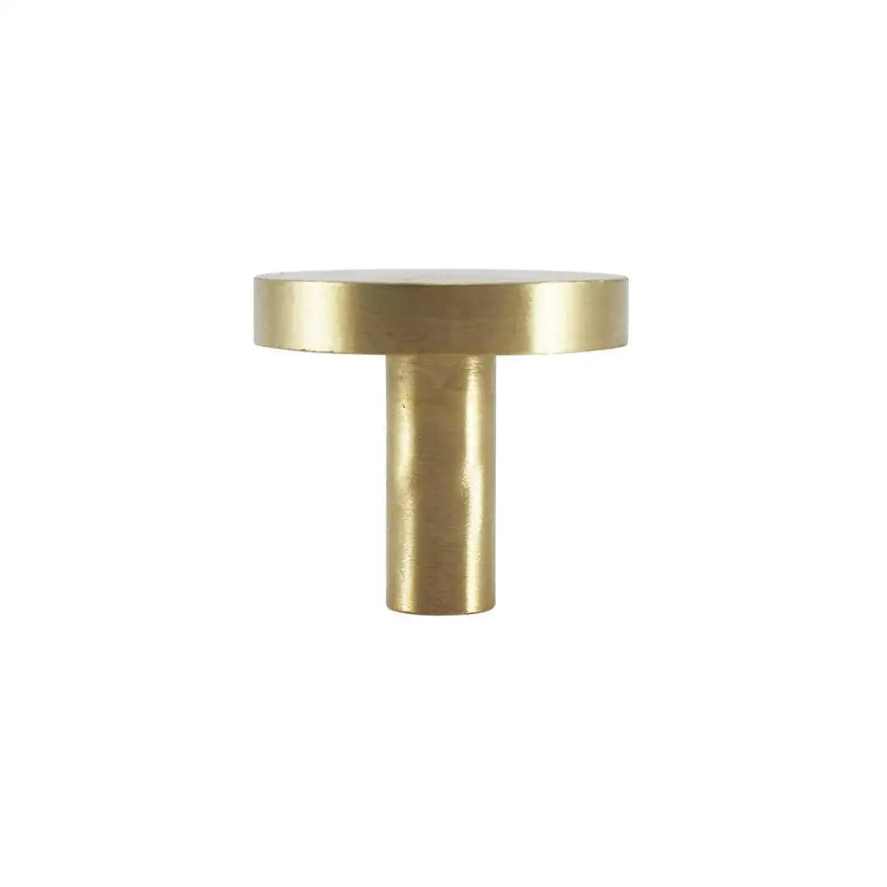 Modern Round Cabinet Dresser Knob Brass - Ave Home