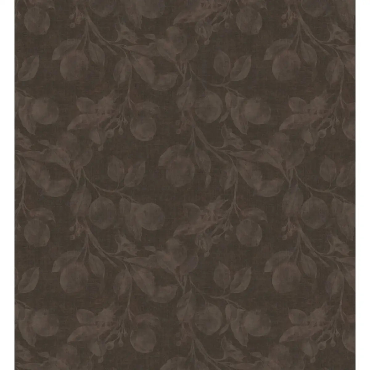 Monica’s Orchard Wallpaper - Fruit Trees - by Safari Natalia x Taddy Mikelaites - Sample 1 foot by 1 foot / Plum