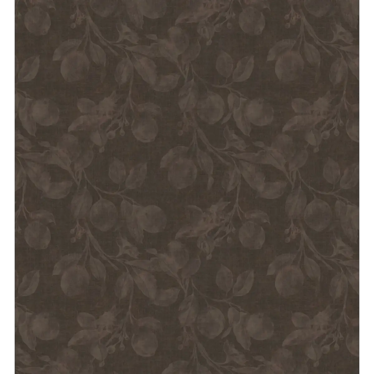 Monica’s Orchard Wallpaper - Fruit Trees - by Safari Natalia x Taddy Mikelaites - Sample 1 foot by 1 foot / Plum