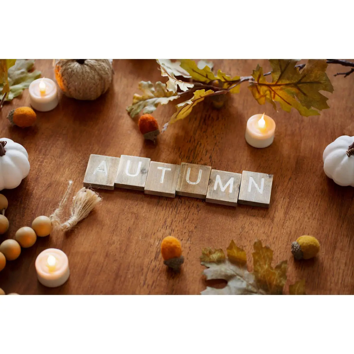 Natural Tiles Letters for Ledgie Letterboard - 70 pcs with bag - Adams & Co.