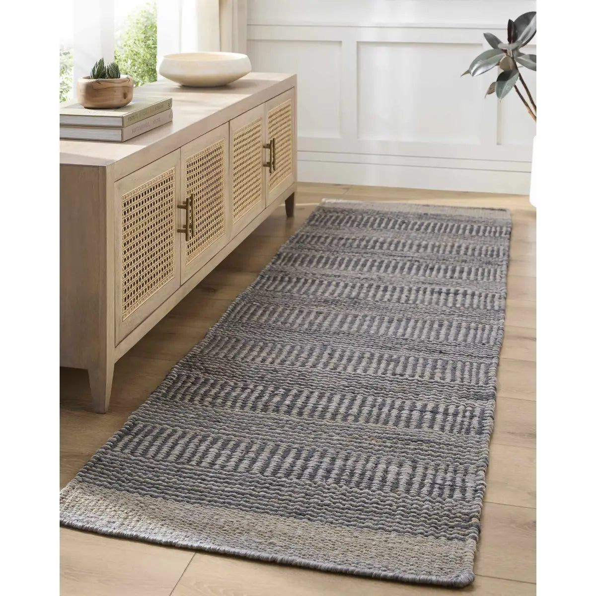 Navy Elle Jute Rug - Boutique Rugs