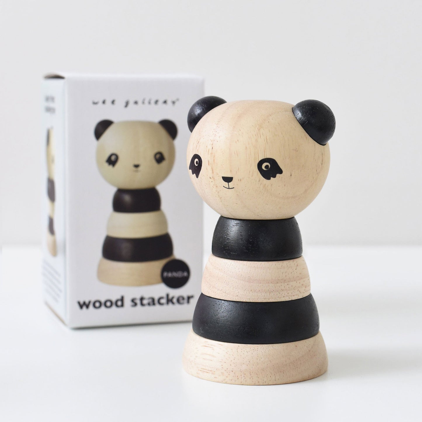 Wood Stacker - Panda - Wee Gallery