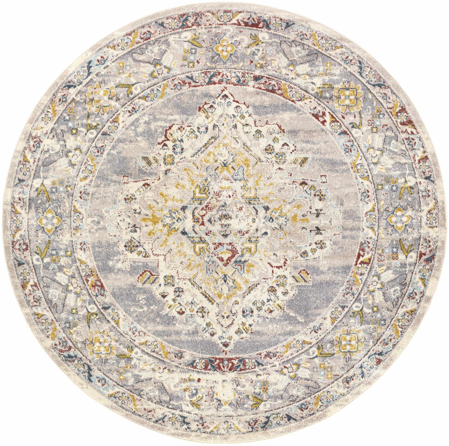 Newkirk Area Rug - 7’10’’ Round - Boutique Rugs