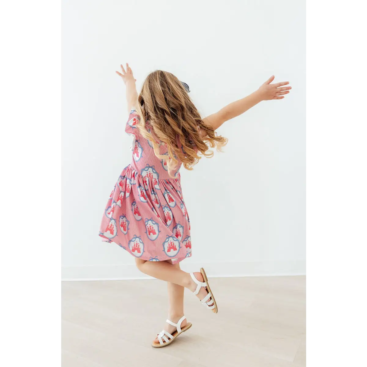 Flutter Sleeve Twirl Dress - Once Upon a Castle - Storybook Princess - Mila & Rose ®
