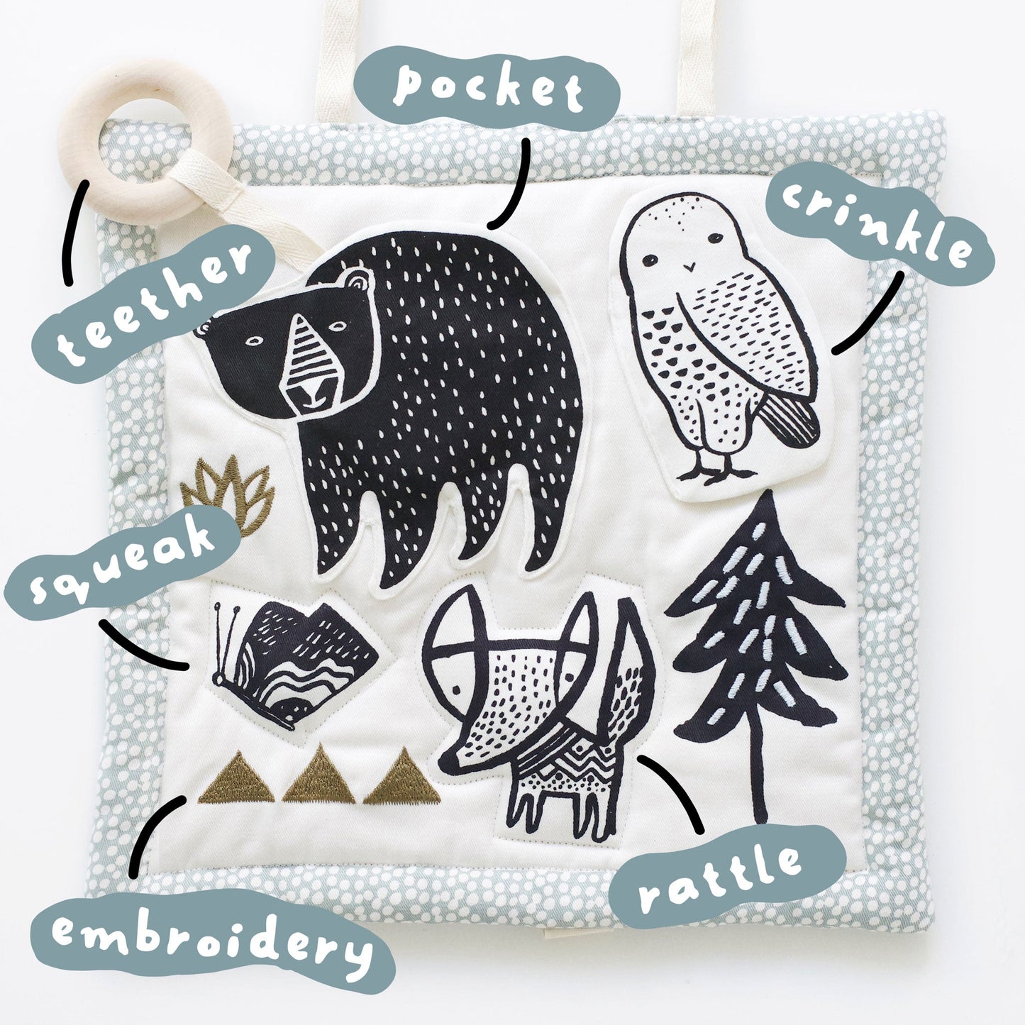 Organic Activity Pad - Woodland - Wee Gallery