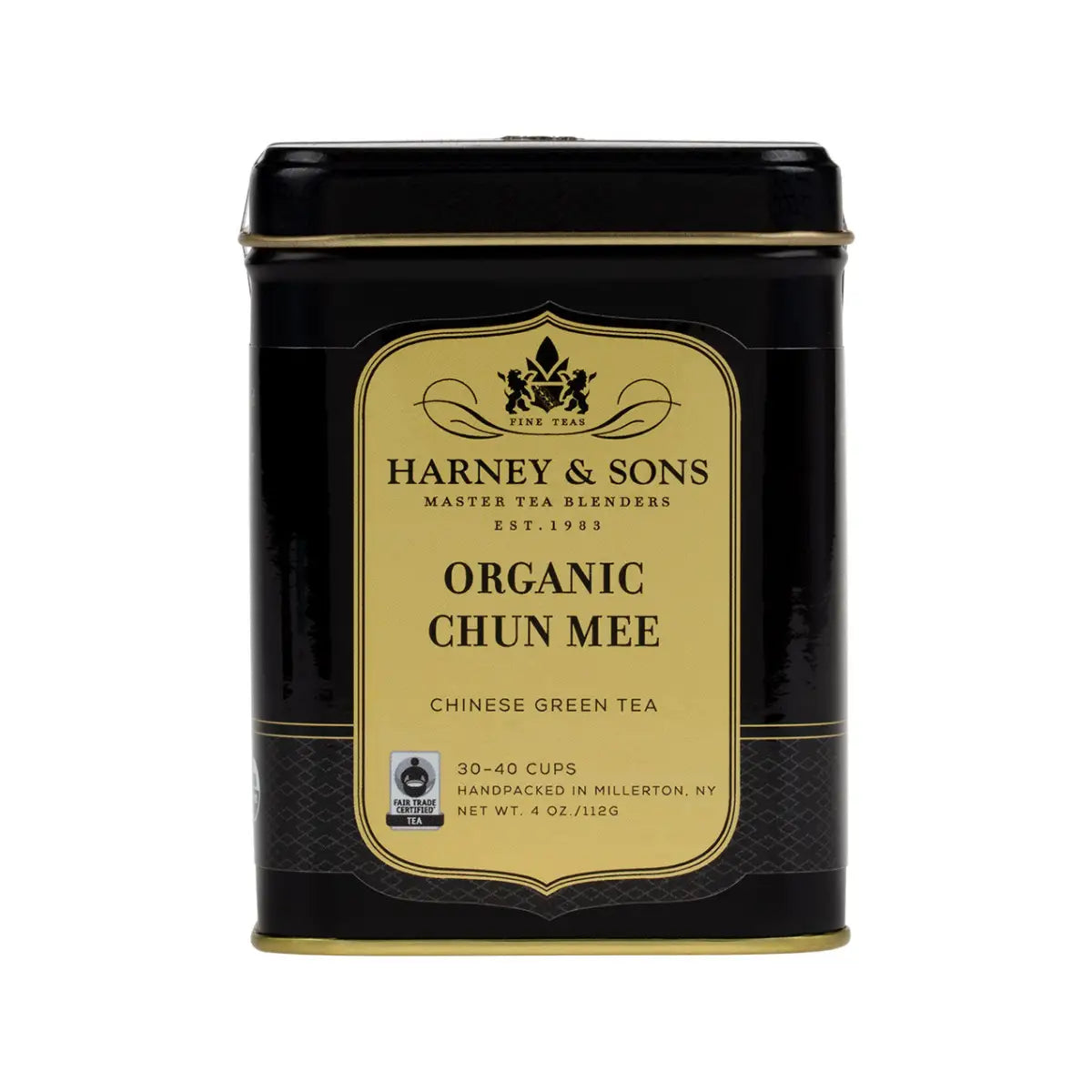 Loose Tea - Organic Chun Mee Green Tea - Loose / 4 oz. Tin - Harney & Sons Fine Teas