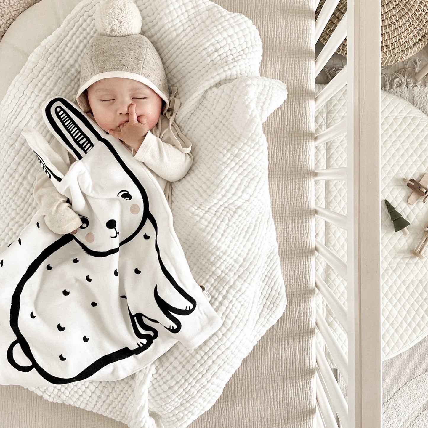 Organic Snuggle Blanket - Bear - Wee Gallery