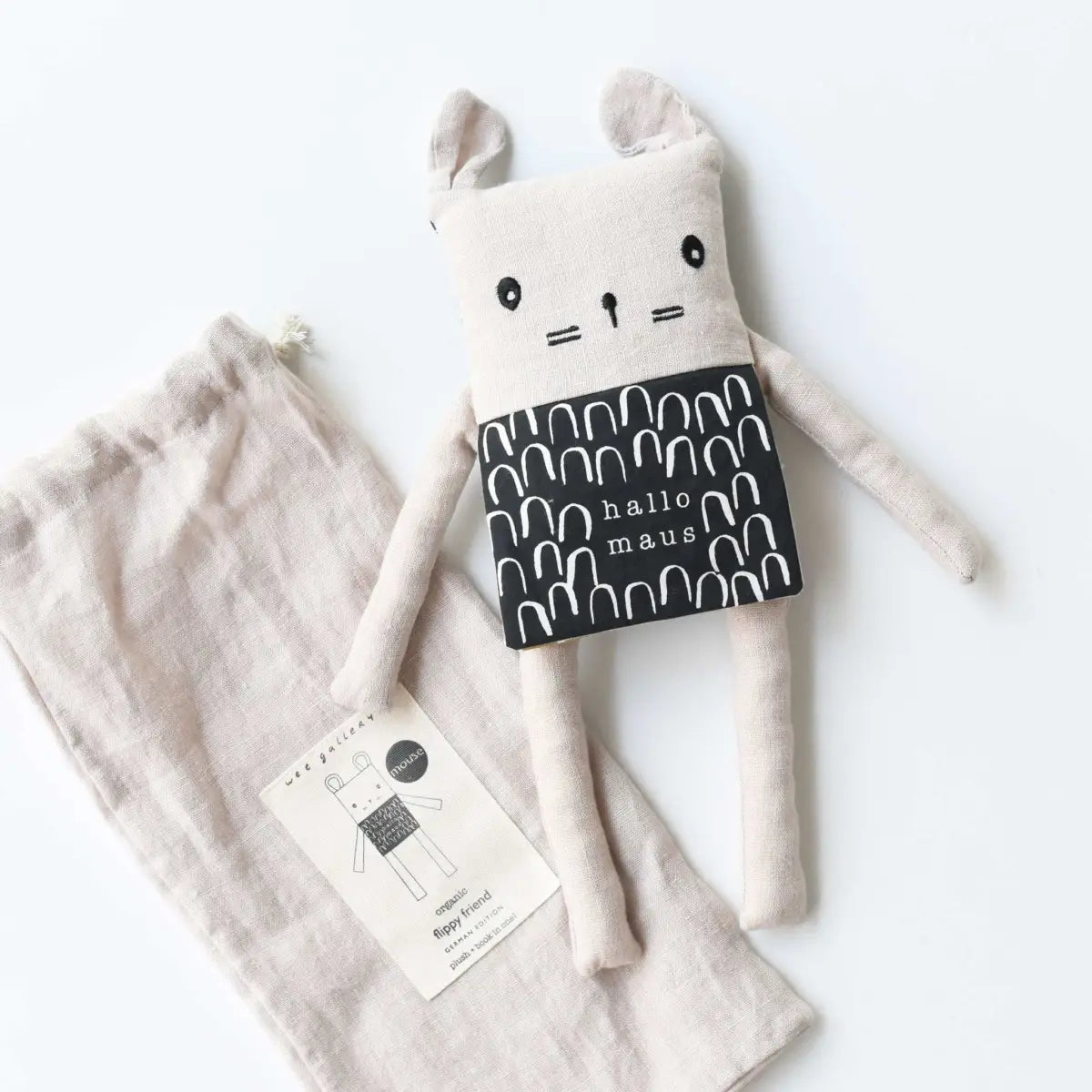 Organic Mouse Flippy Friend (German Edition) - Wee Gallery