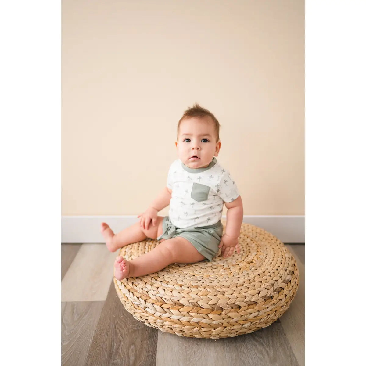 Organic Short Sleeve Shirt - Palm Beach - Harp Angel Boutique
