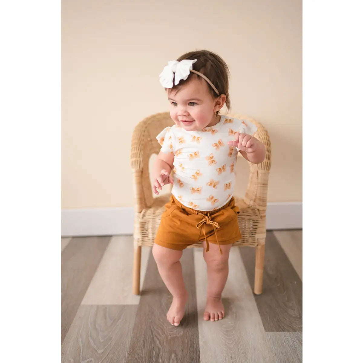 Organic Shorts - Caramel - Harp Angel Boutique