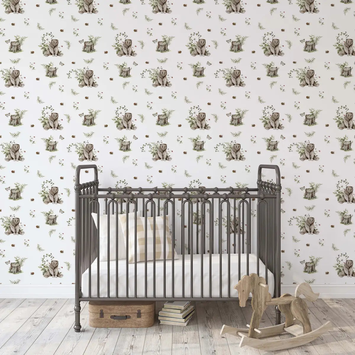 Paddington Wallpaper - Woodland Bears - Loomwell Home Goods