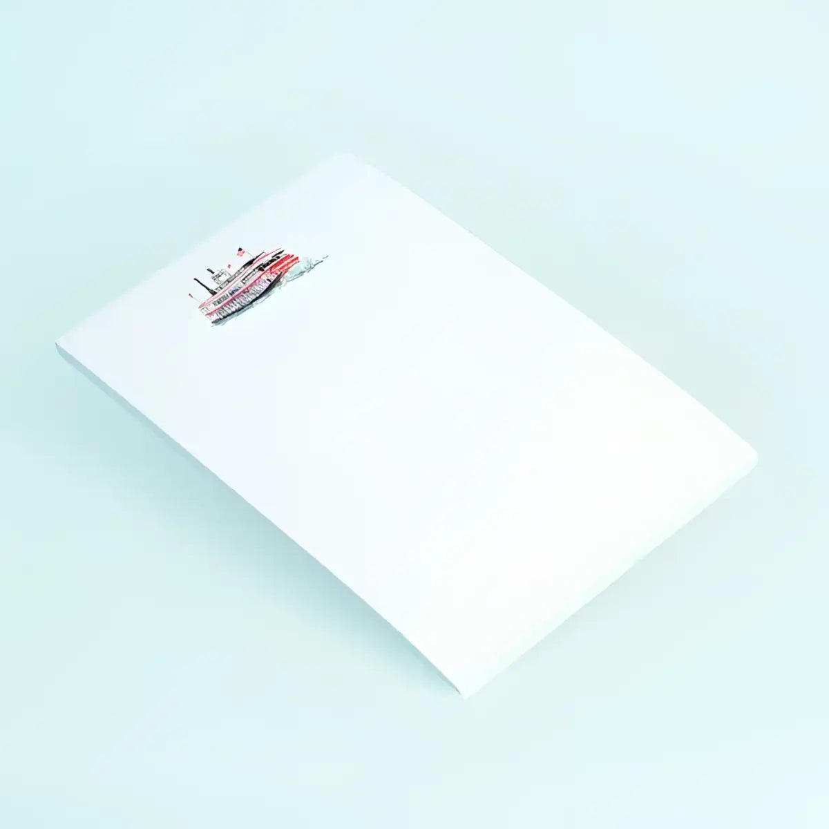 Paddle Boat Notepad - Riverboat on Mississippi River - Taylor Paladino