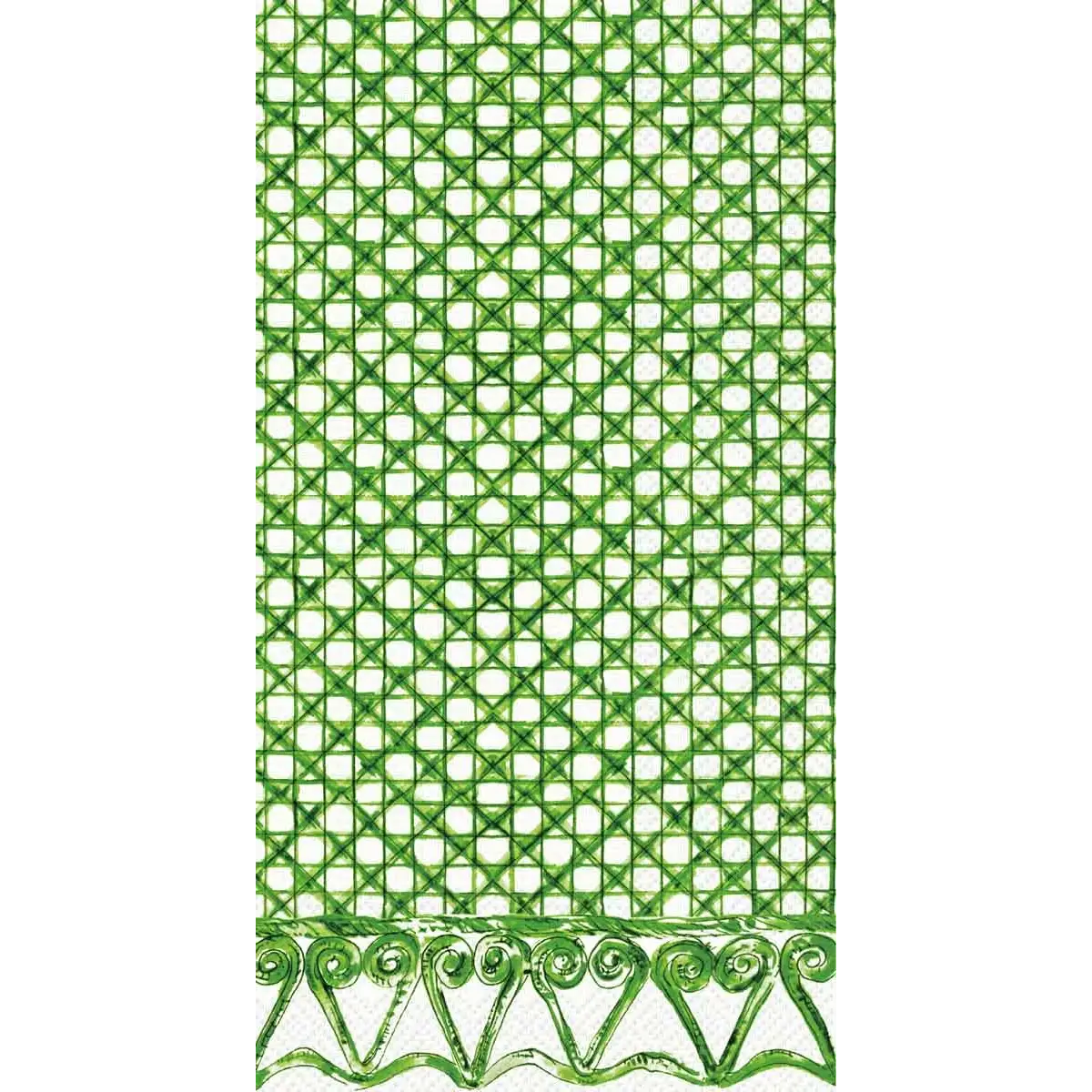 Paper Guest Towels - Botanical Cane Green - 16 Ct - Boston International