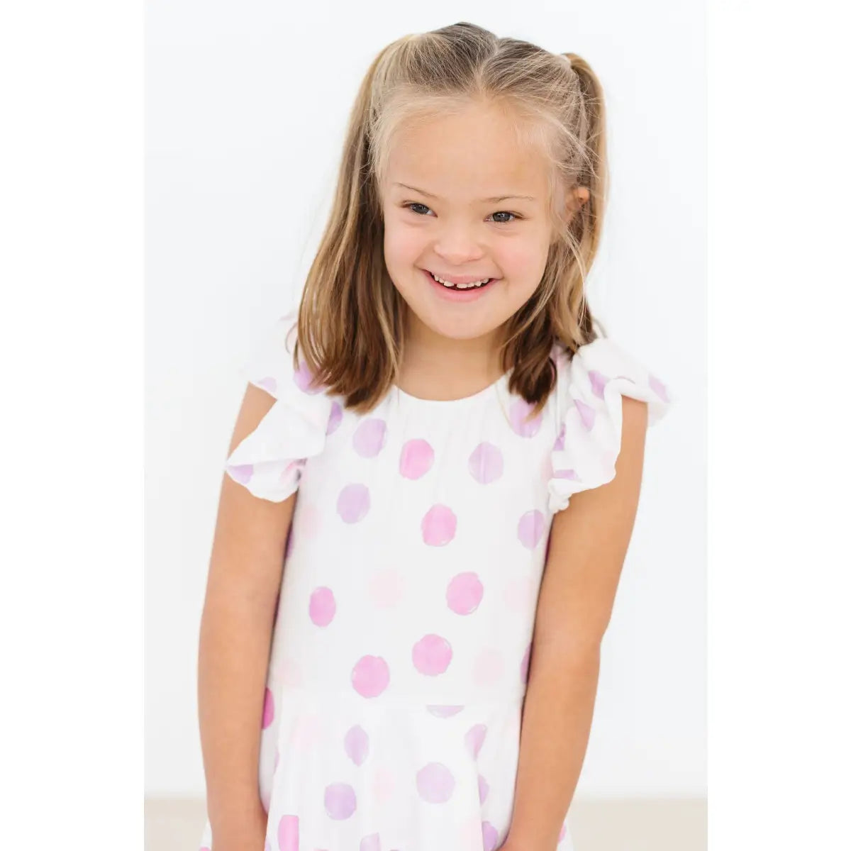 Twirl Leotard with Skirt - Pastel Polka Dot - Mila & Rose ®