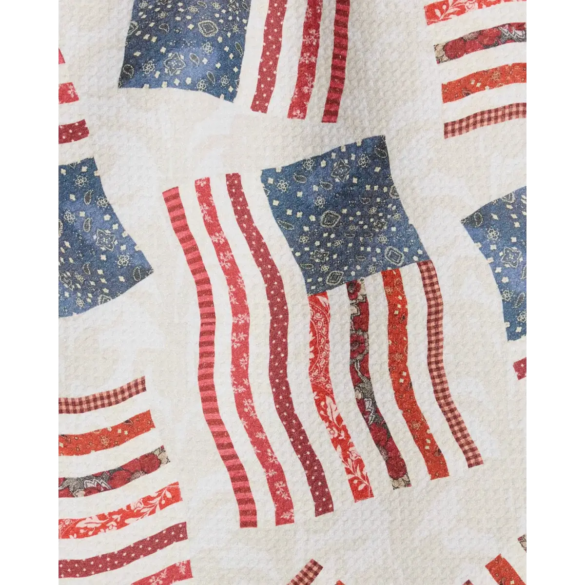 Bar Towel - Patchwork Pride - Patriotic Flags - Geometry