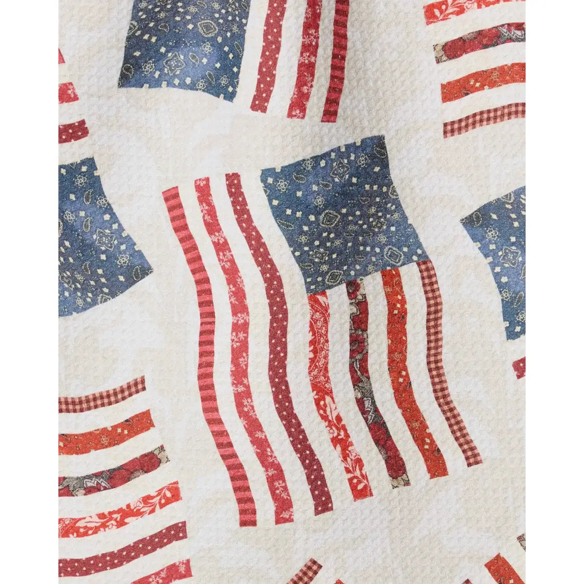 Bar Towel - Patchwork Pride - Patriotic Flags - Geometry
