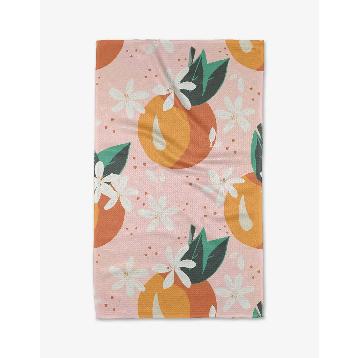 Just Peachy Kitchen Tea Towel - Geometry