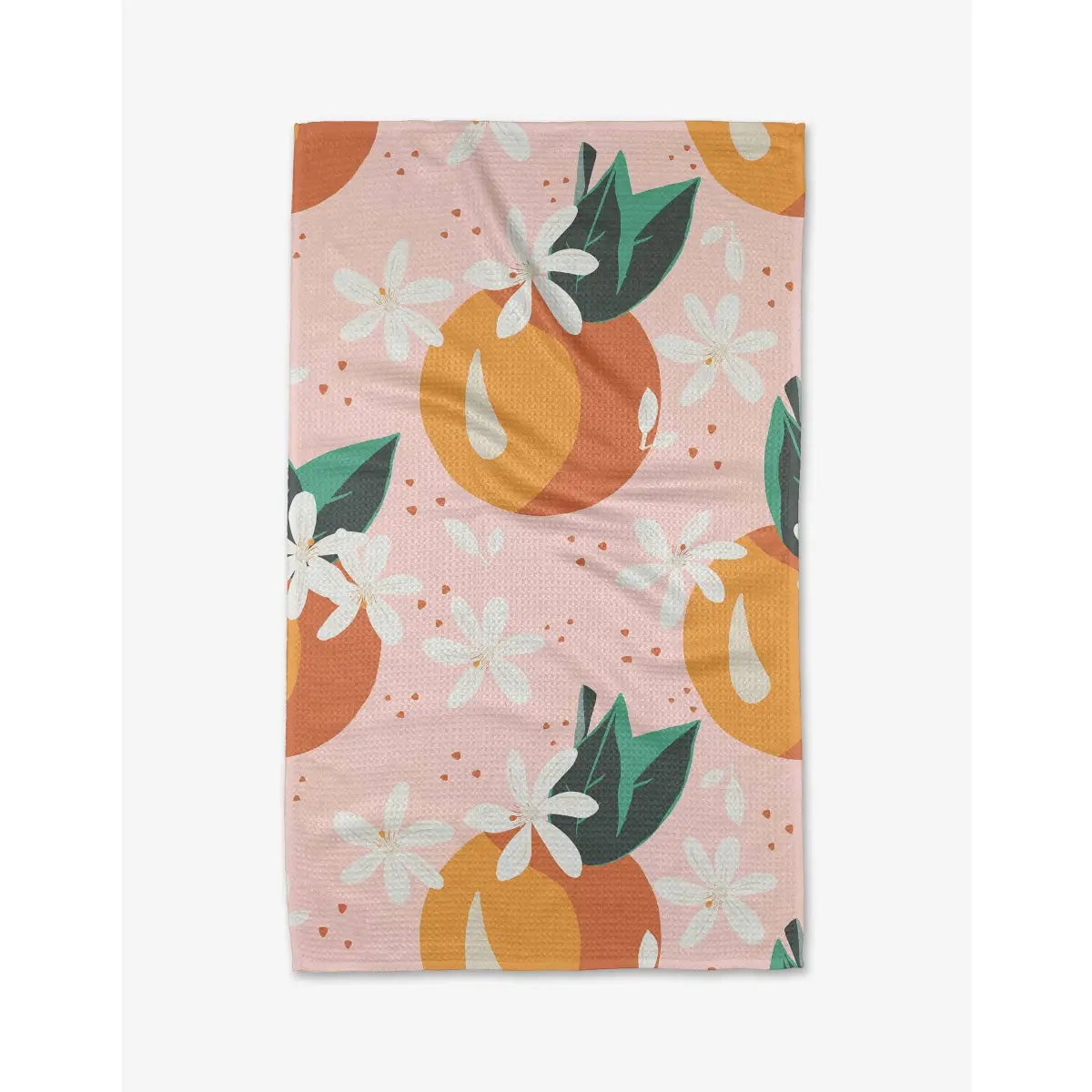 Just Peachy Kitchen Tea Towel - Geometry