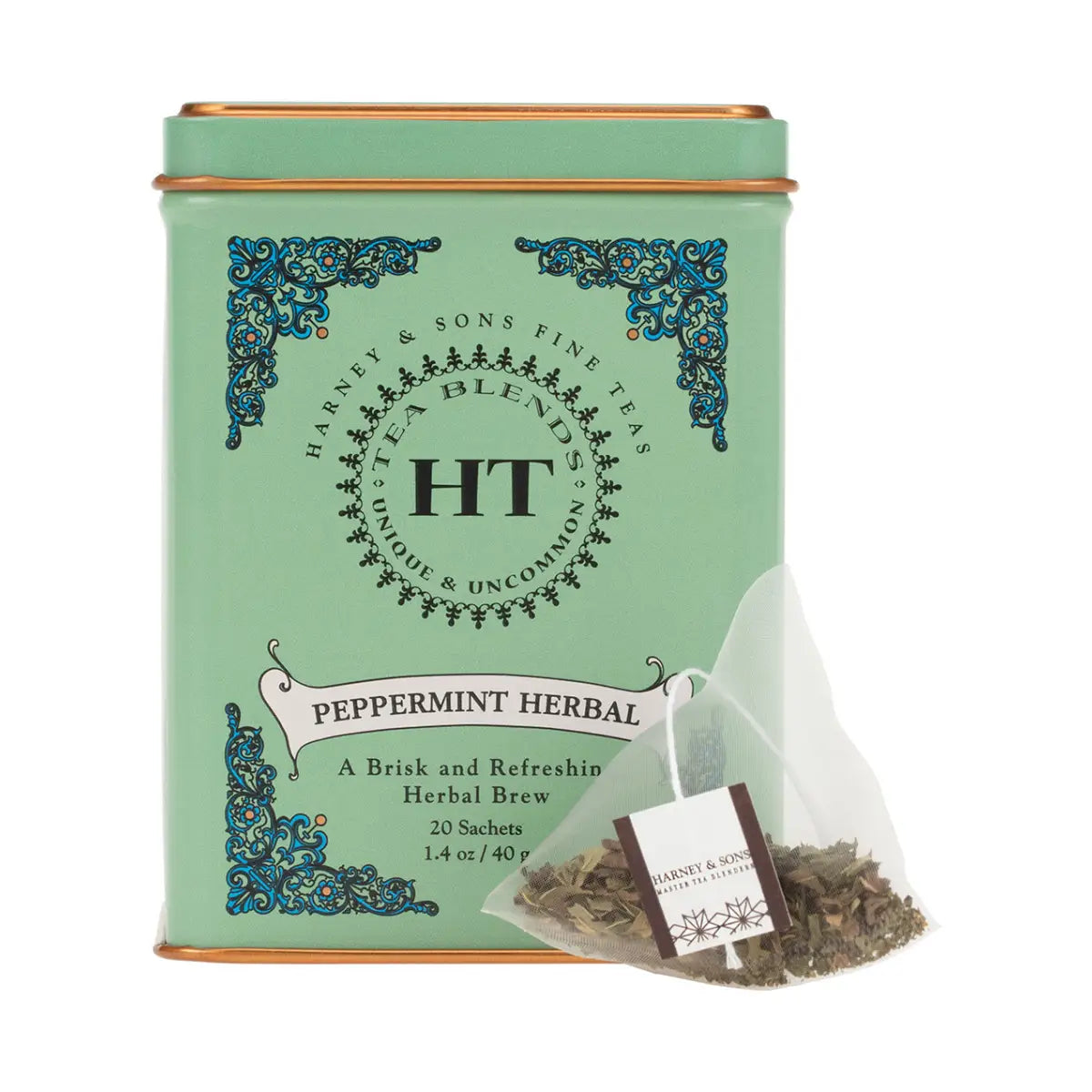 Peppermint Herbal Tea - HT Tin of 20 Sachets - Sachets / Tin of 20 Sachets - Harney & Sons Fine Teas