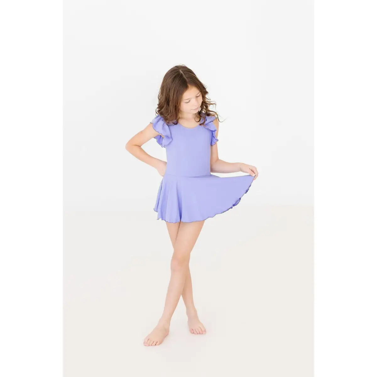Twirl Leotard with Skirt - Periwinkle Blue - Mila & Rose ®