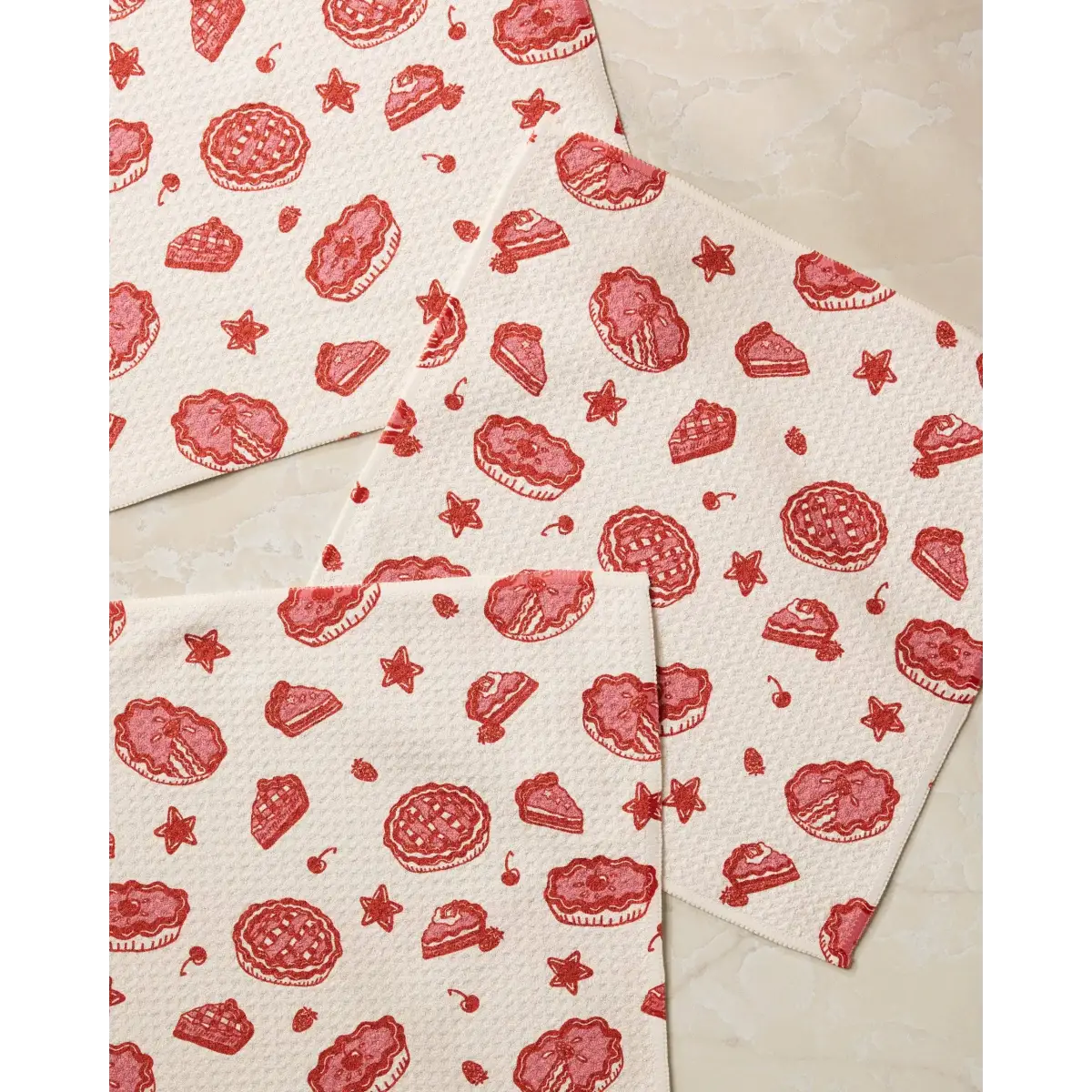 Dishcloth Set - Pie-triotic Summer Pies - Geometry