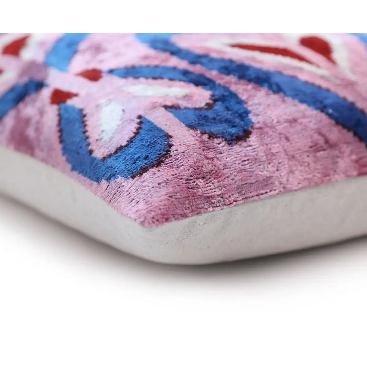 Luxury Velvet Pillow – Handmade Modern Heart Pattern 16x24 Lumbar - Canvello