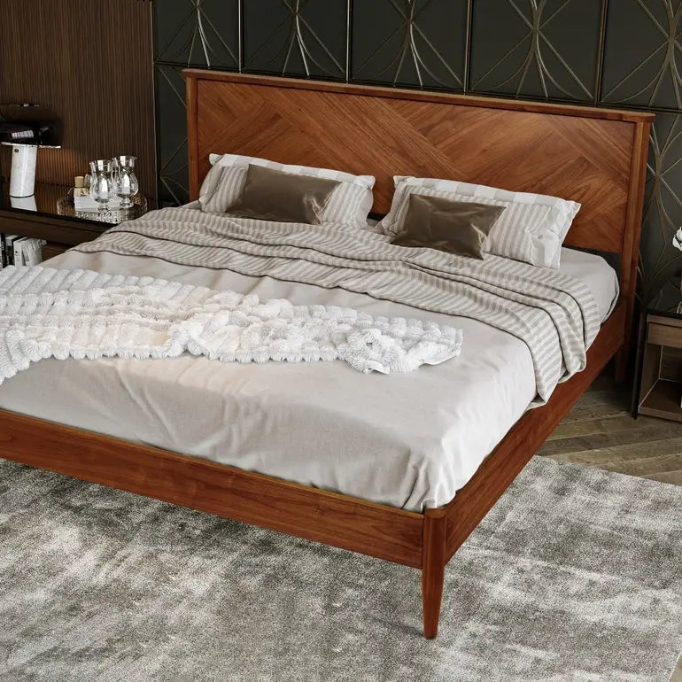 Platform Bed Frame with Headboard - Rorns Panthera - Ultimate Comfort - Megsu
