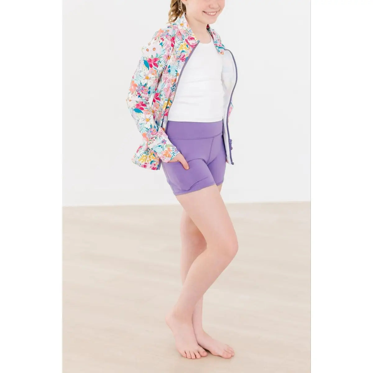 Active Shorty Shorts - Playful Purple - Mila & Rose ®