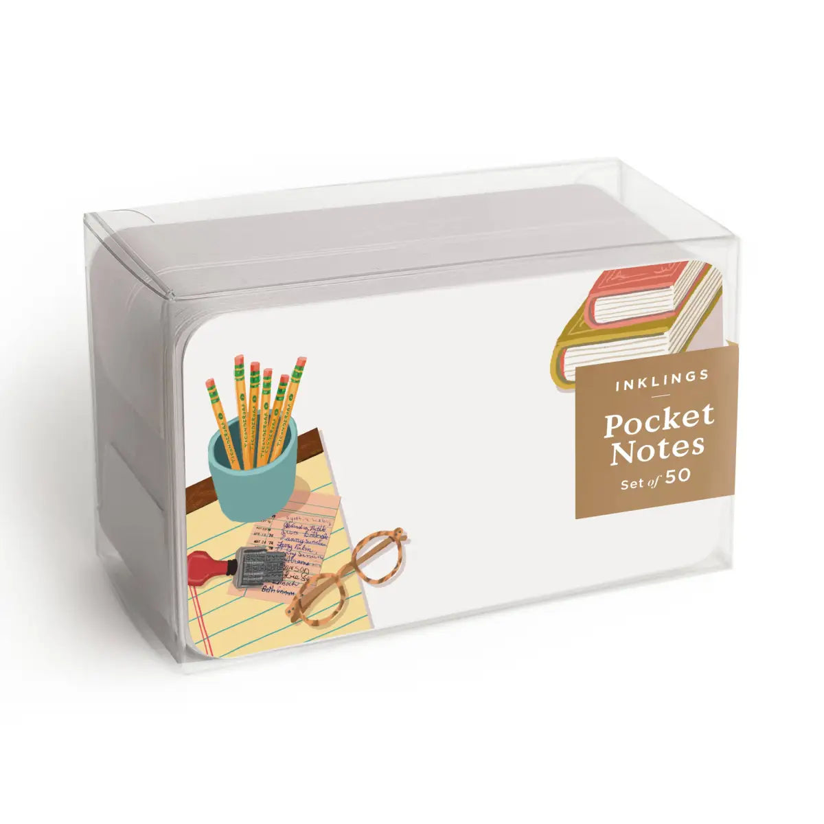 Mini Notecards - Library Pocket Notes™ - Inklings Paperie