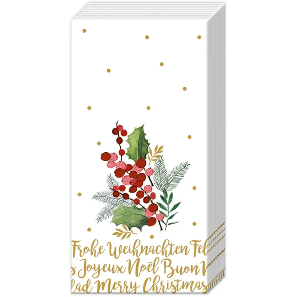 Pocket Tissues - Merry Christmas - Boston International