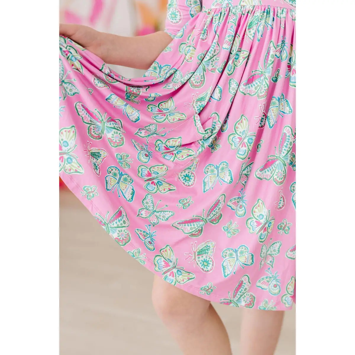 Pocket Twirl Dress - Butterfly Garden - Mila & Rose ®