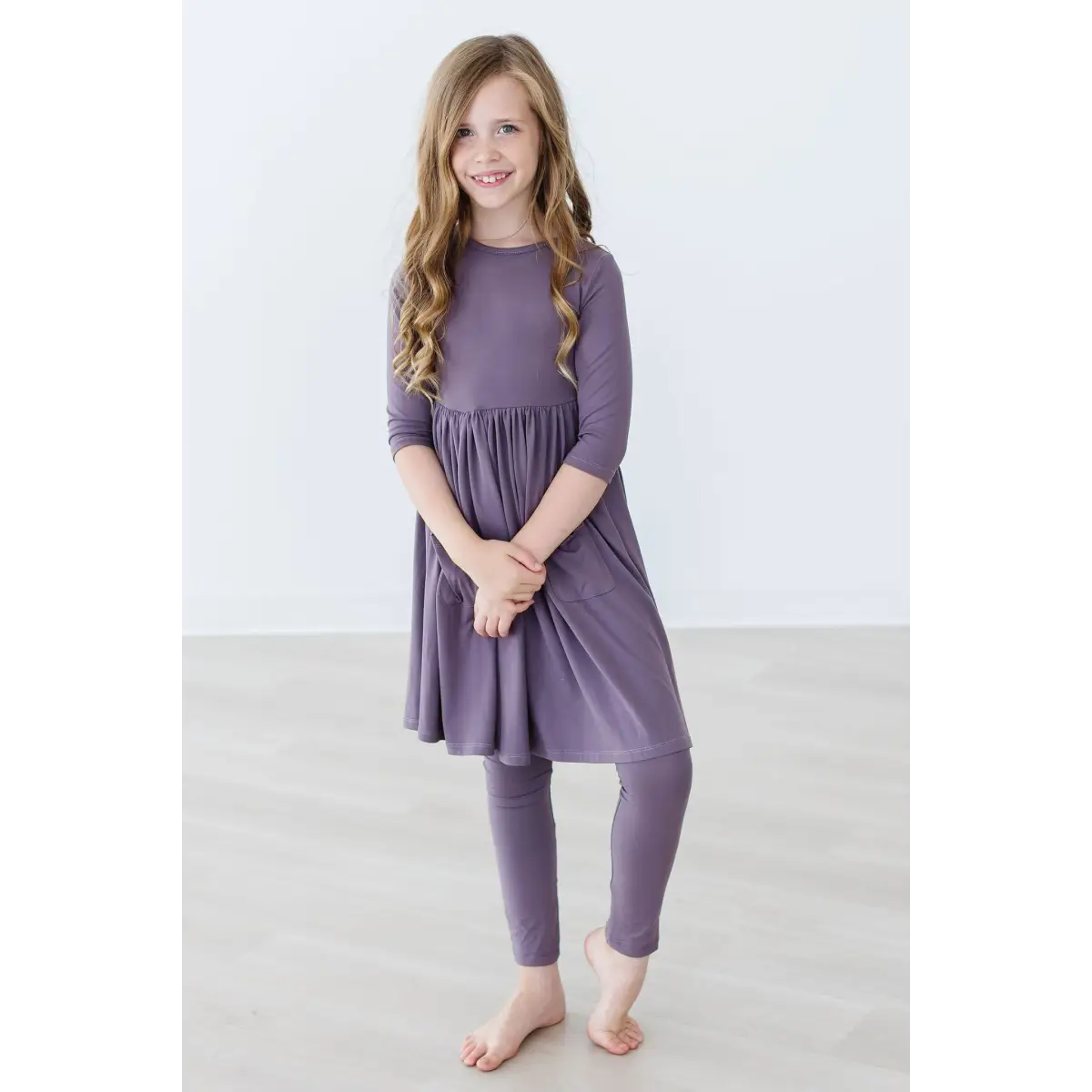 Pocket Twirl Dress - Vintage Violet - Mila & Rose ®