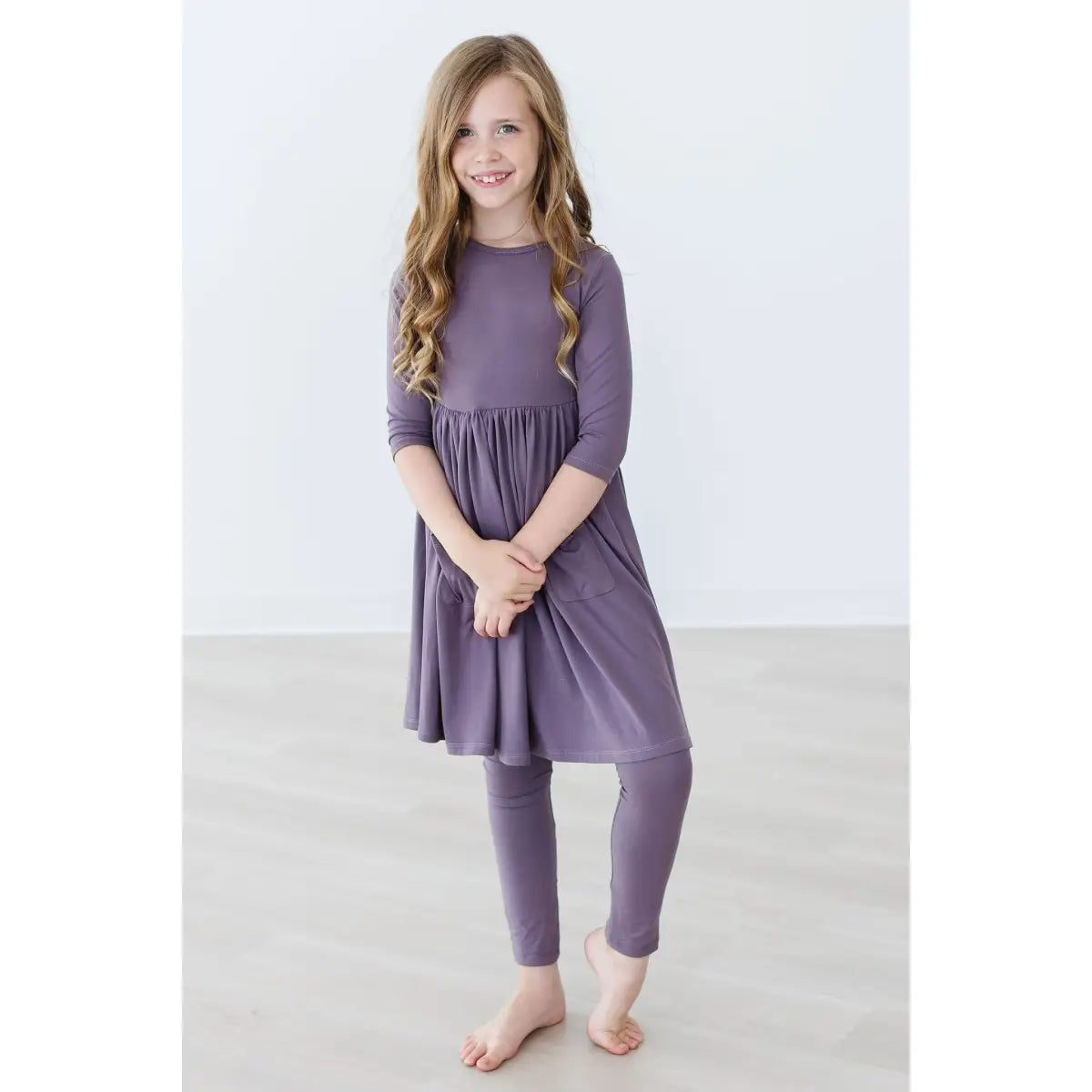 Pocket Twirl Dress - Vintage Violet - Mila & Rose ®