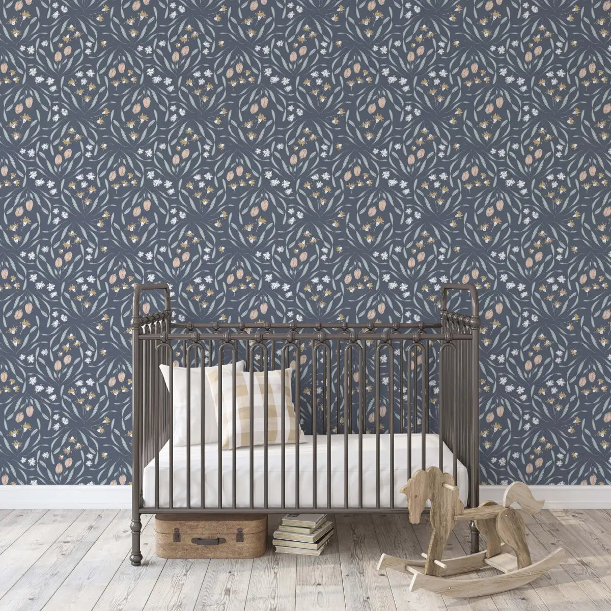 Primrose Wallpaper - Tulips - by Melissa Johnson Design - Loomwell Home Goods
