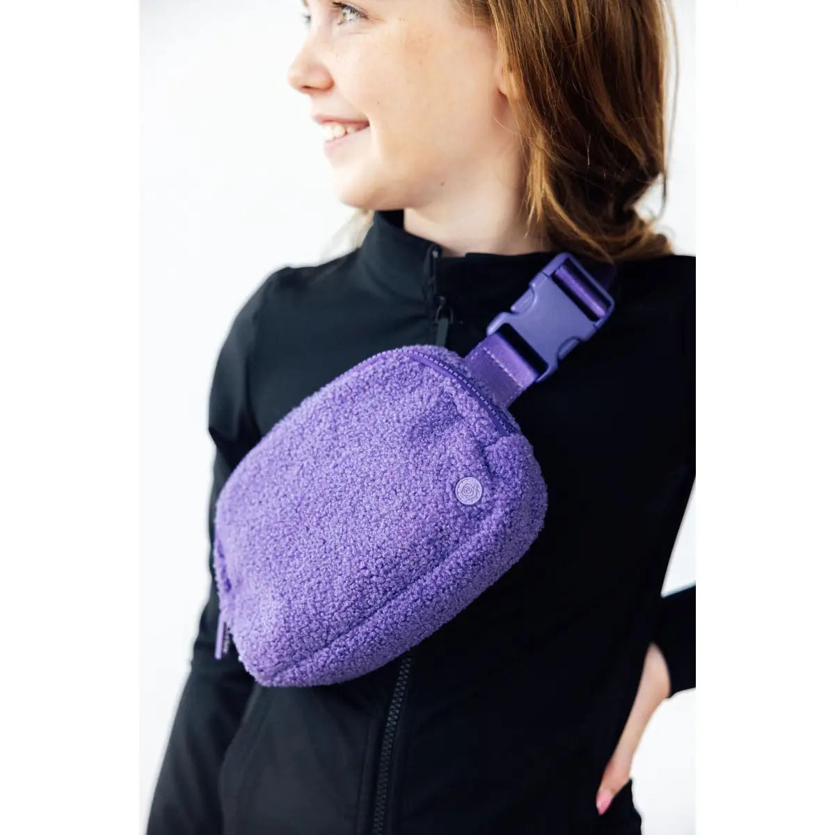Girls Belt Bag - Purple Fleece - Mila & Rose ®