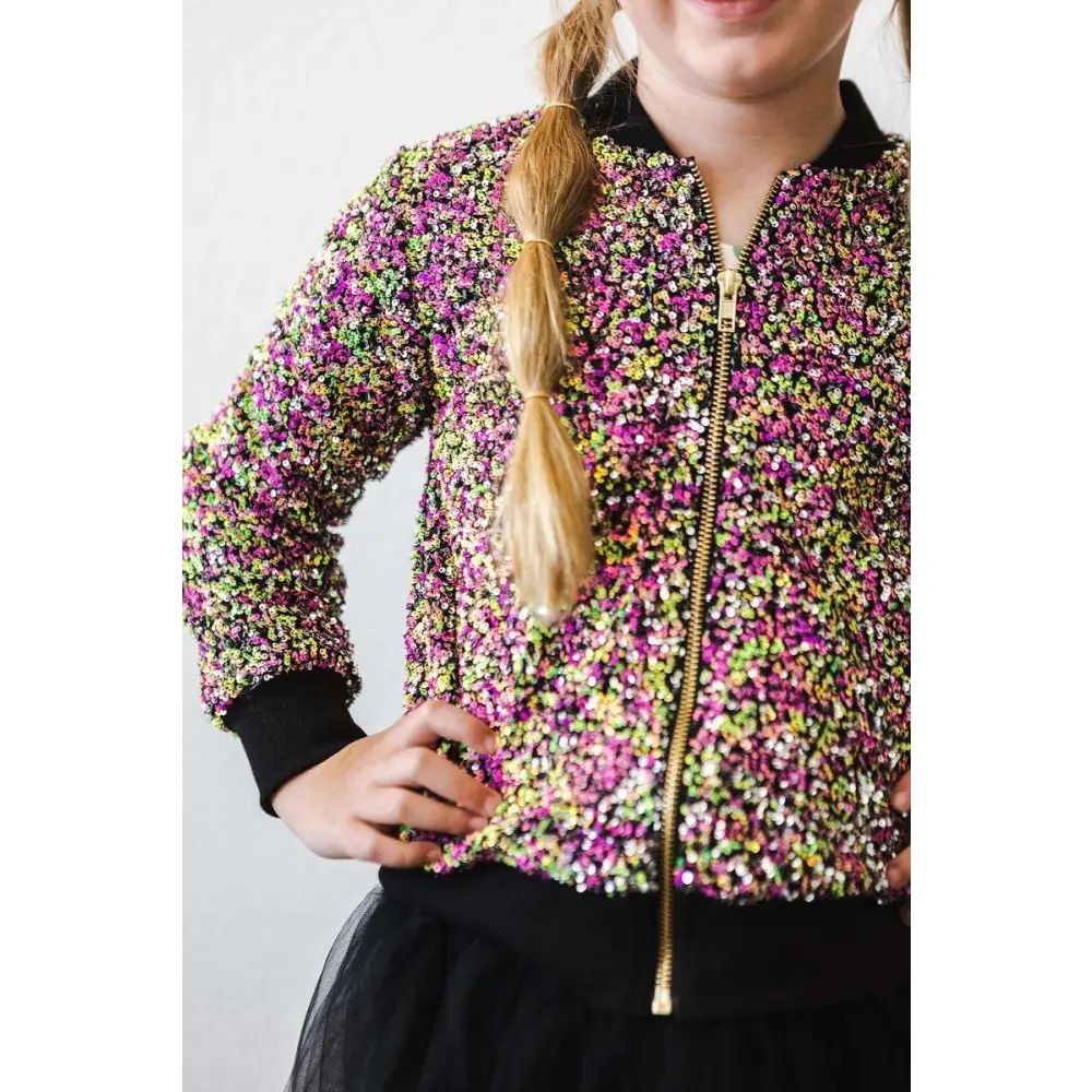Rainbow Sequin Jacket - Mila & Rose ®