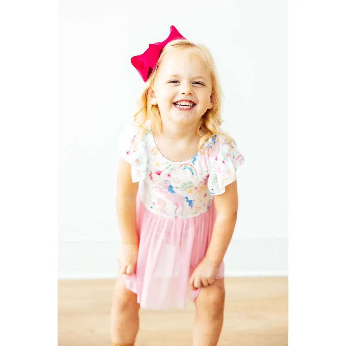 Rainbow Vibes S/S Twirl Leotard - Mila & Rose ®