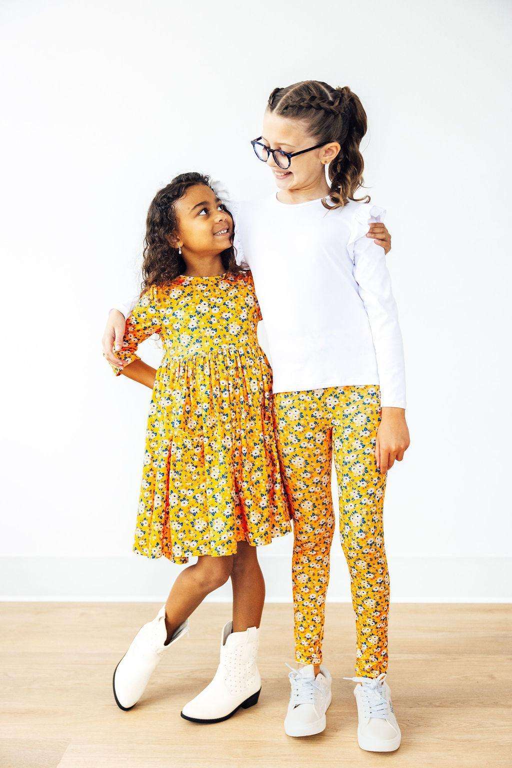 Fall Floral Leggings - Mila & Rose ®