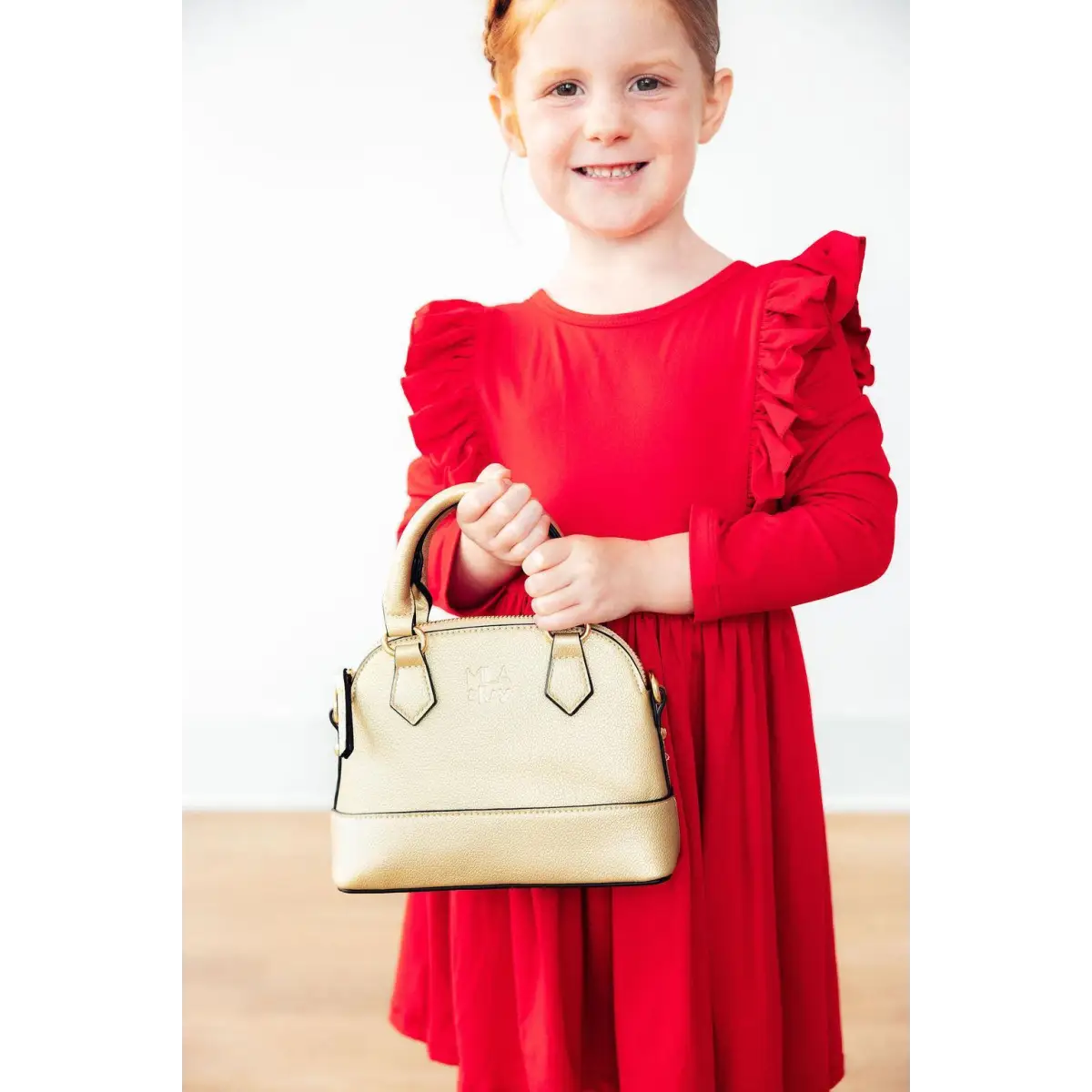 Ruffle Twirl Dress - Red - Mila & Rose ®