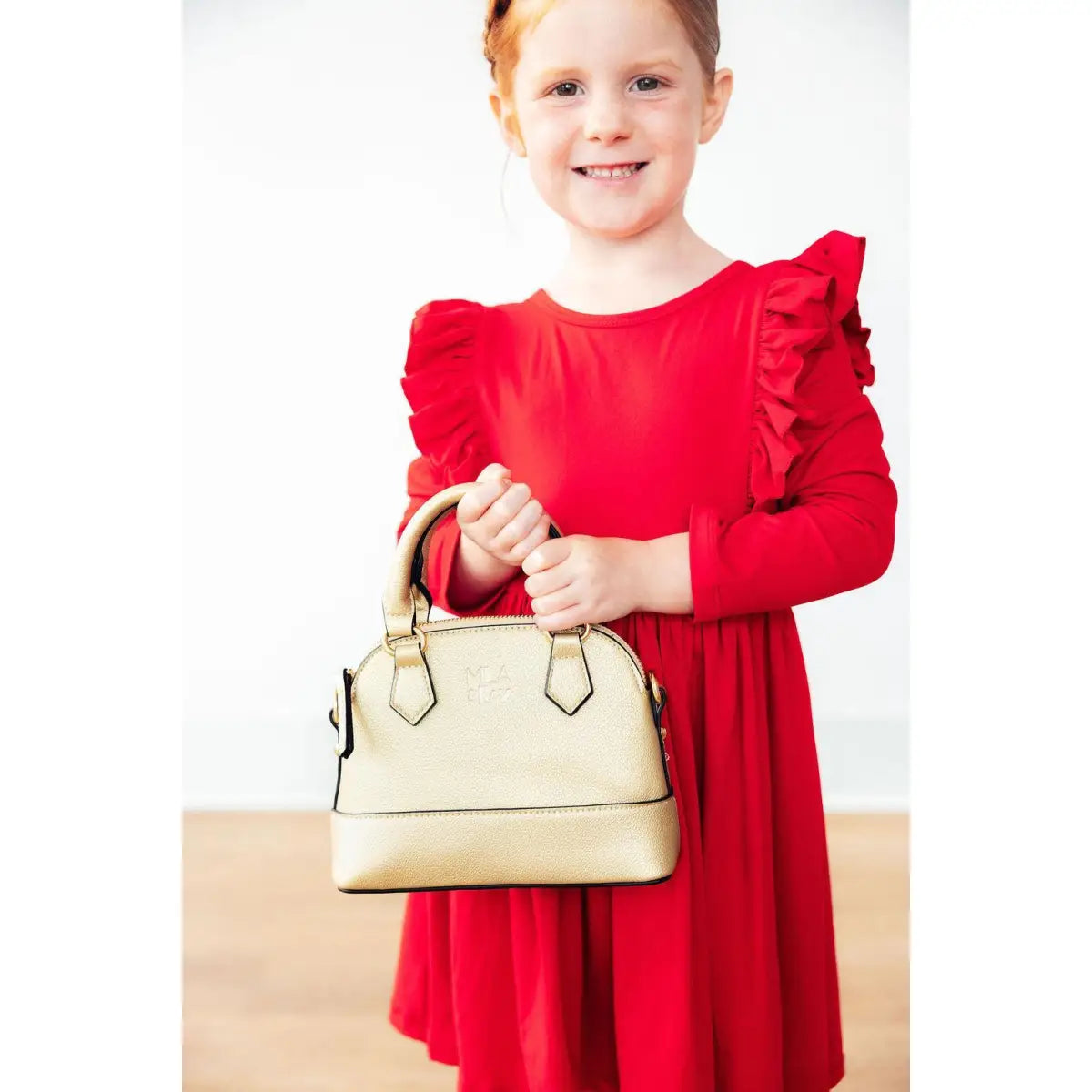 Ruffle Twirl Dress - Red - Mila & Rose ®