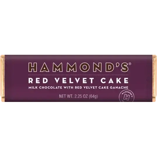 Red Velvet Cake - Milk Chocolate Candy Bar - Hammond’s Candies