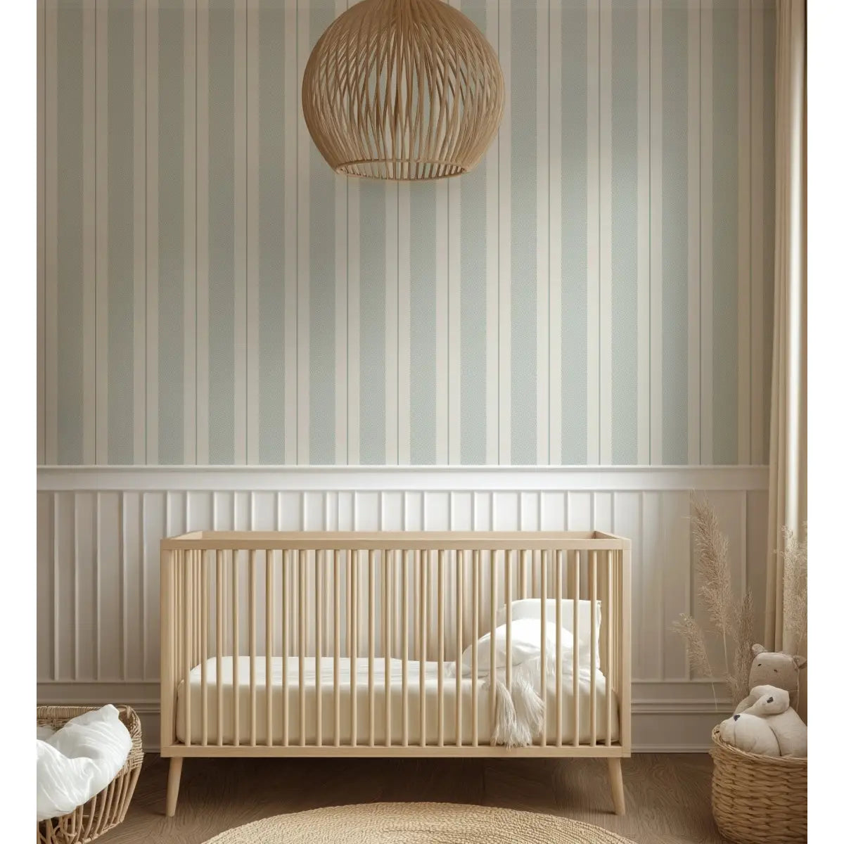 Remington Wallpaper - Bold Stripe - by Hufton Studio - Loomwell Home Goods
