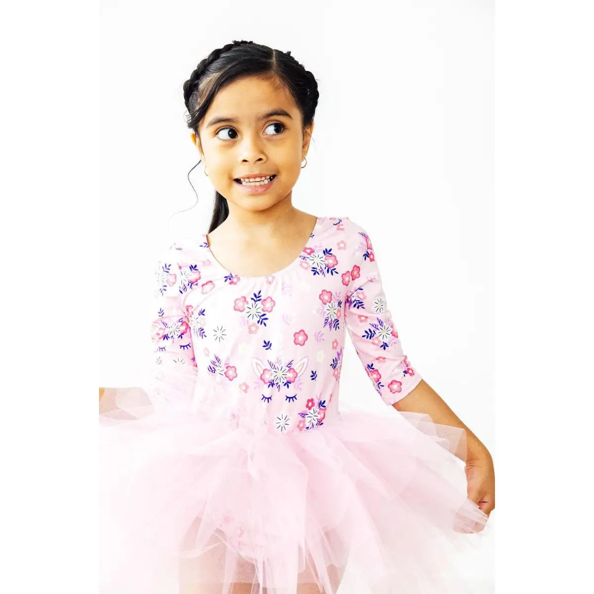 Retro Daydream 3/4 Sleeve Tutu Leotard - Mila & Rose ®