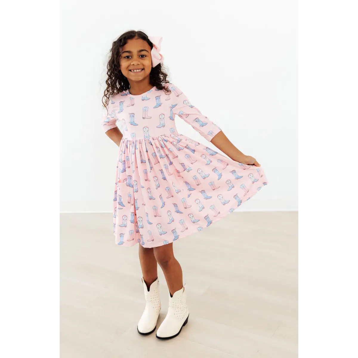 Pocket Twirl Dress - Cowgirl Ribbons & Rodeos - Mila & Rose ®