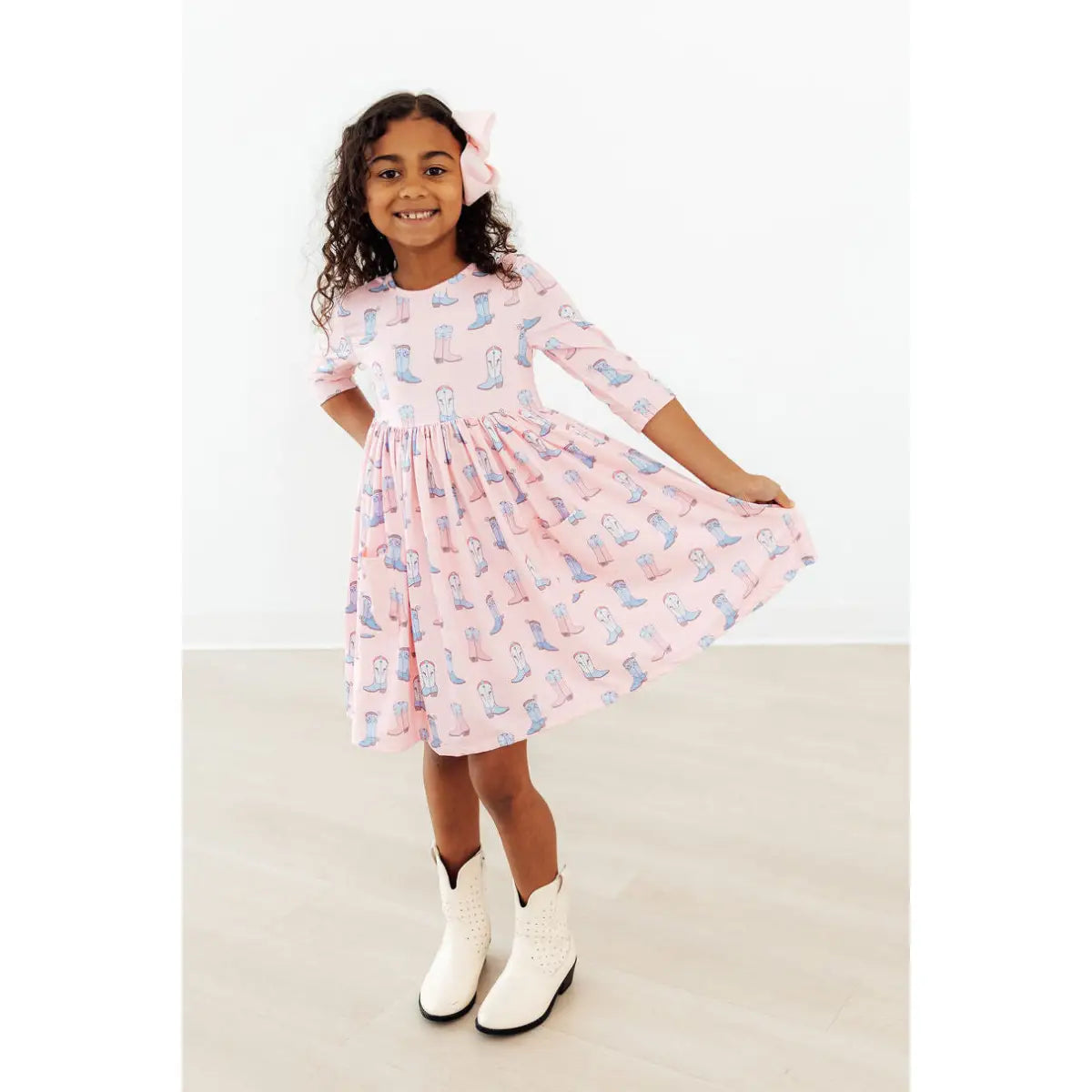 Pocket Twirl Dress - Cowgirl Ribbons & Rodeos - Mila & Rose ®