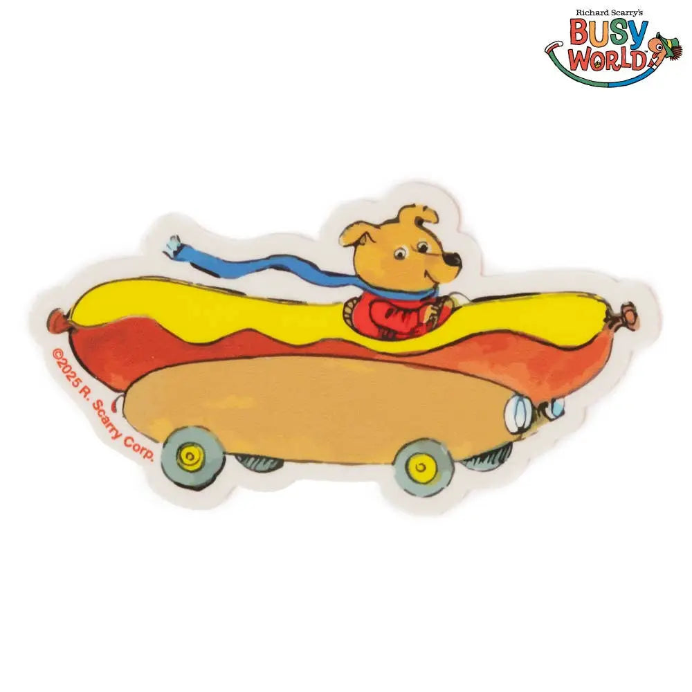 Richard Scarry® - Hot Dog Car Sticker - Three Potato Four