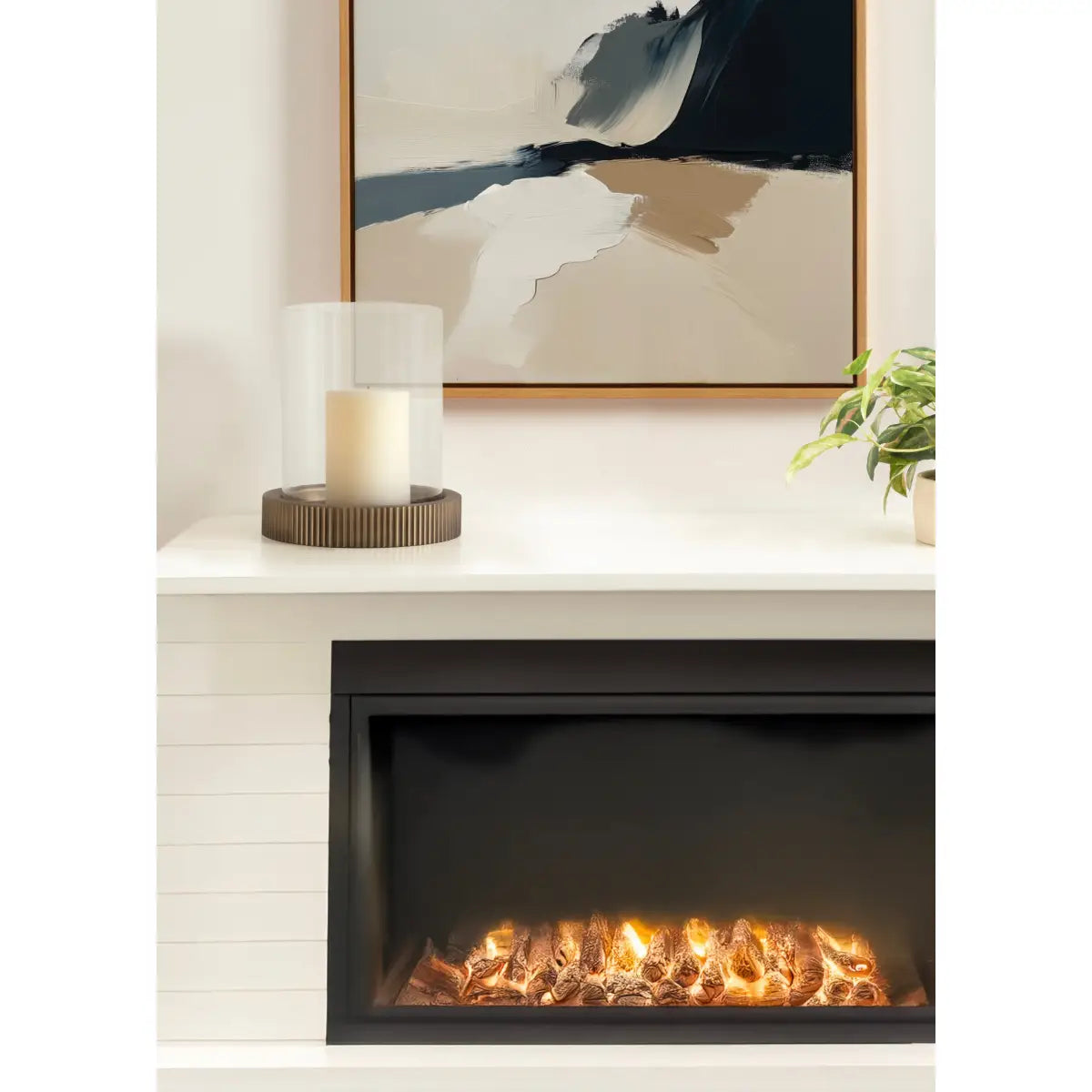 Rooks Metal Pillar Candle Holder - kateandlaurel