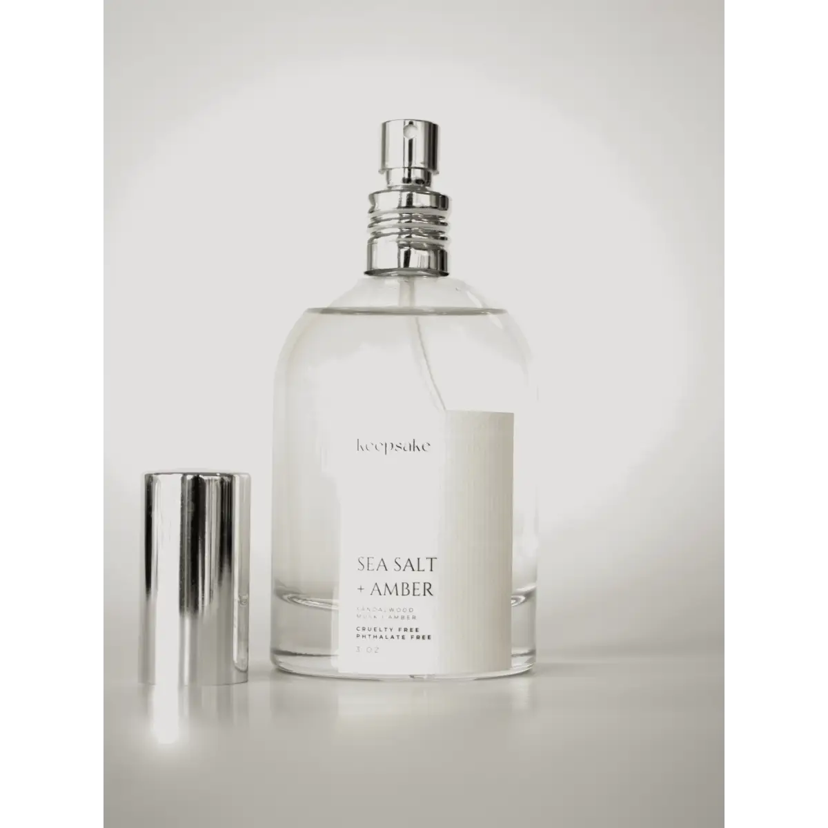 Room or Linen Spray - Sea Salt + Amber - Keepsake Candle | Curated